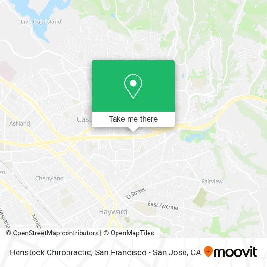 Henstock Chiropractic map