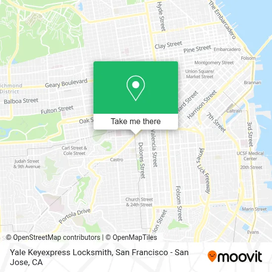 Yale Keyexpress Locksmith map