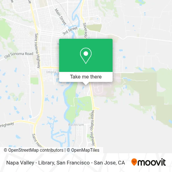 Napa Valley - Library map