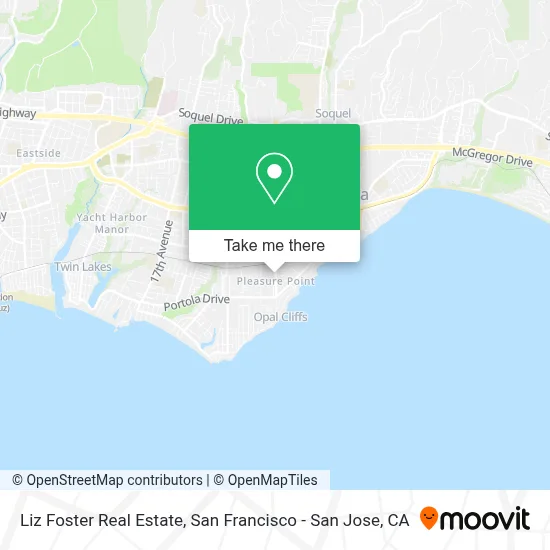 Liz Foster Real Estate map