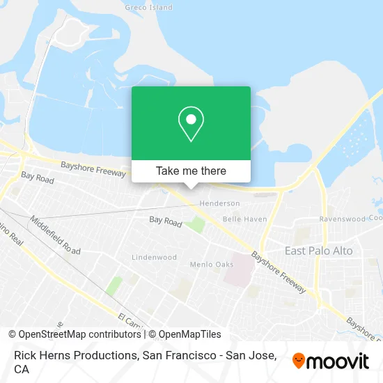 Rick Herns Productions map