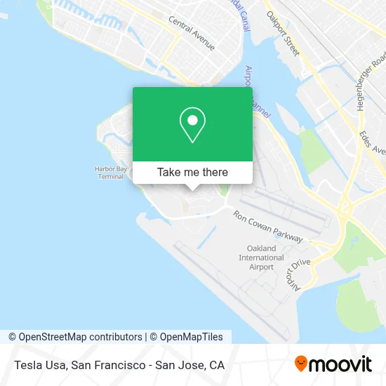 Tesla Usa map