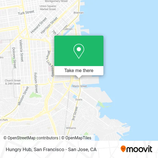 Hungry Hub map