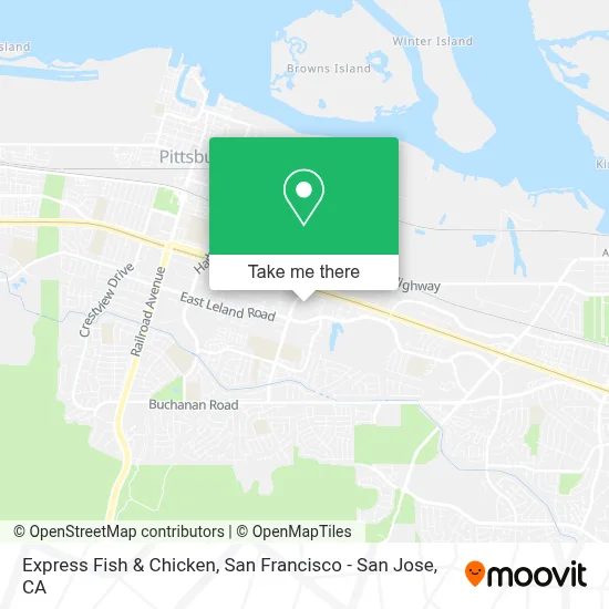 Express Fish & Chicken map