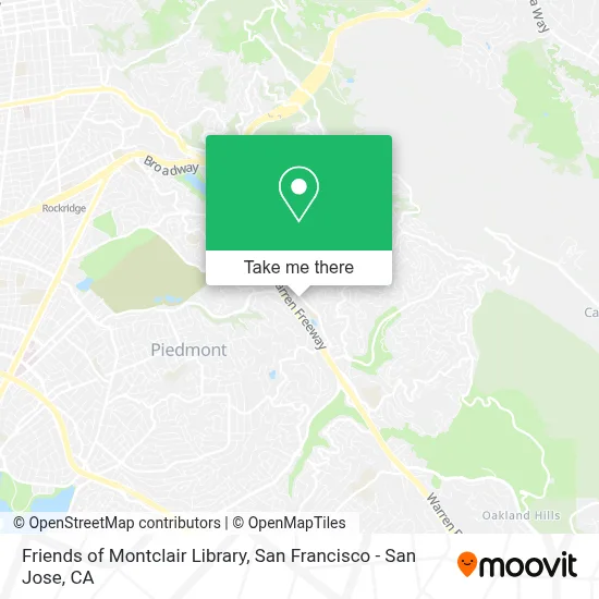 Friends of Montclair Library map