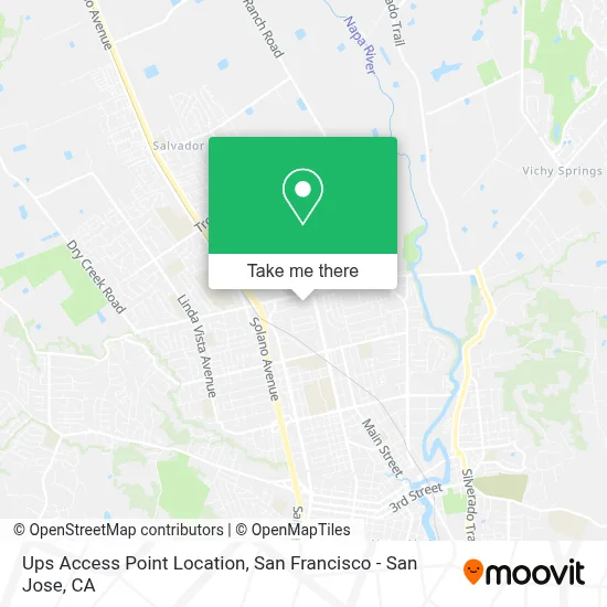 Ups Access Point Location map