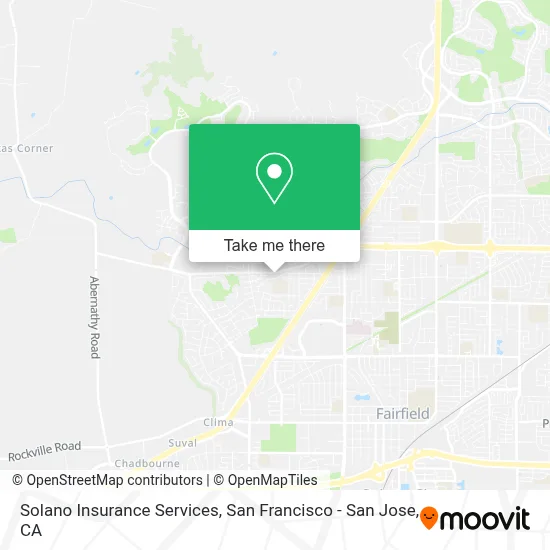 Solano Insurance Services map