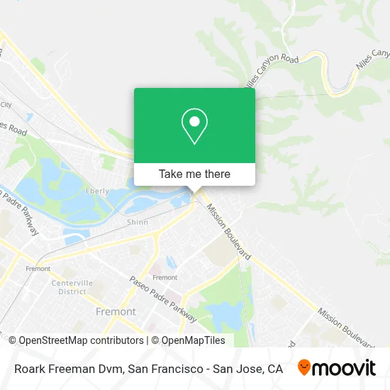 Roark Freeman Dvm map