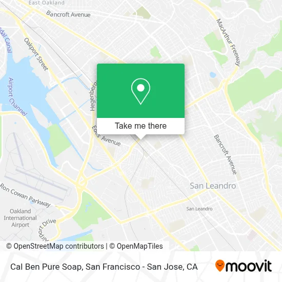 Cal Ben Pure Soap map