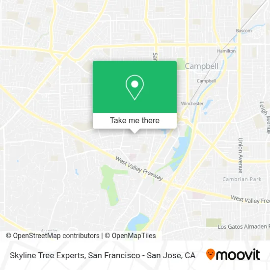 Skyline Tree Experts map
