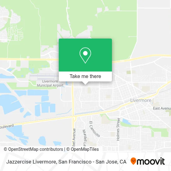 Jazzercise Livermore map