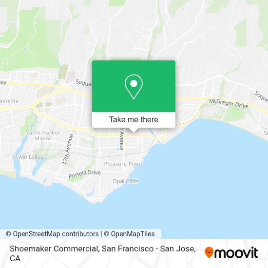 Shoemaker Commercial map
