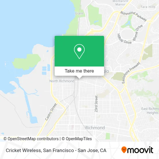 Cricket Wireless map