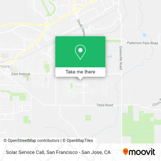 Solar Service Call map
