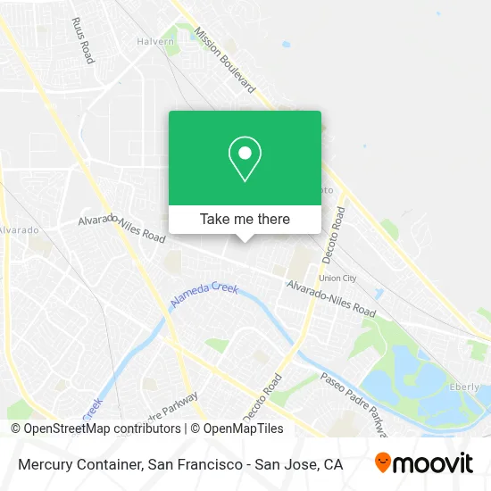 Mercury Container map