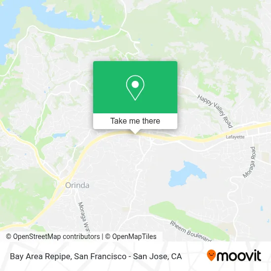 Bay Area Repipe map