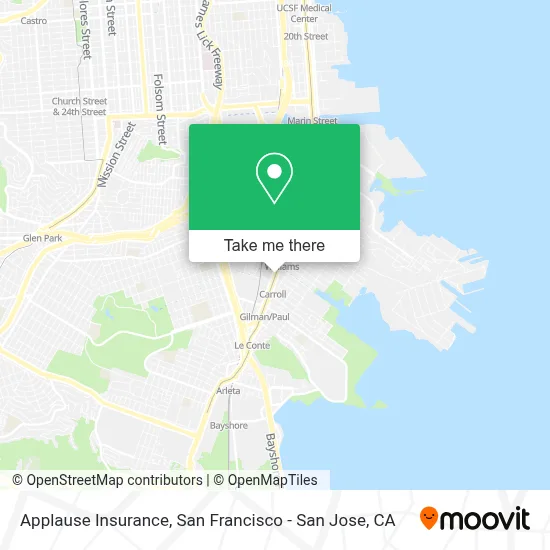 Applause Insurance map