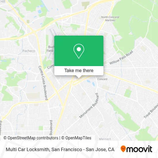 Multi Car Locksmith map