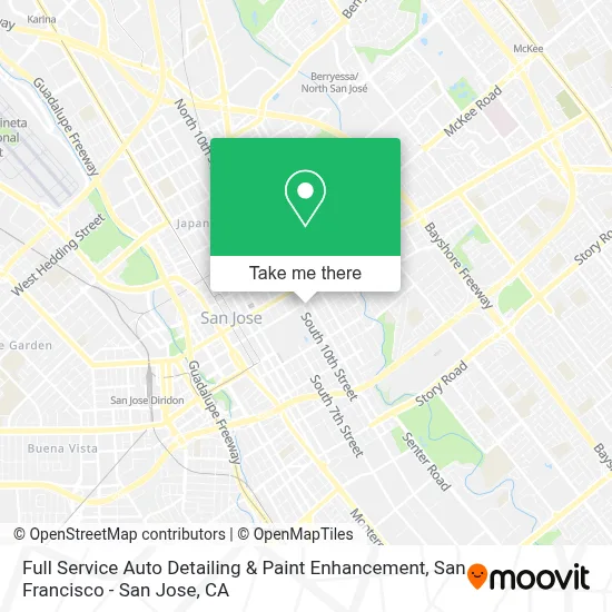 Full Service Auto Detailing & Paint Enhancement map