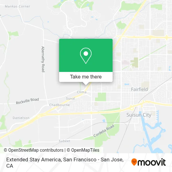 Extended Stay America map