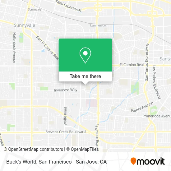 Buck's World map