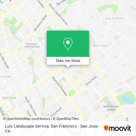 Luis Landscape Service map