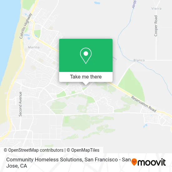 Community Homeless Solutions map