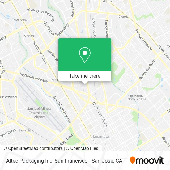 Altec Packaging Inc map