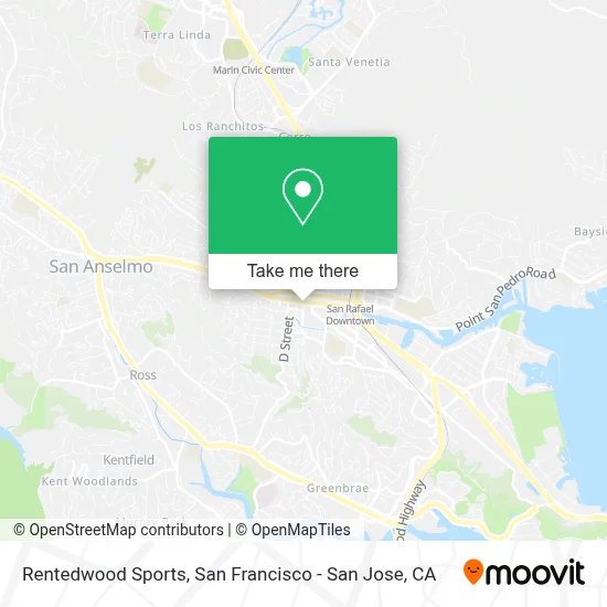 Rentedwood Sports map