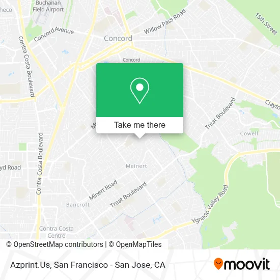 Azprint.Us map