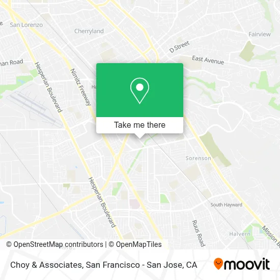 Choy & Associates map