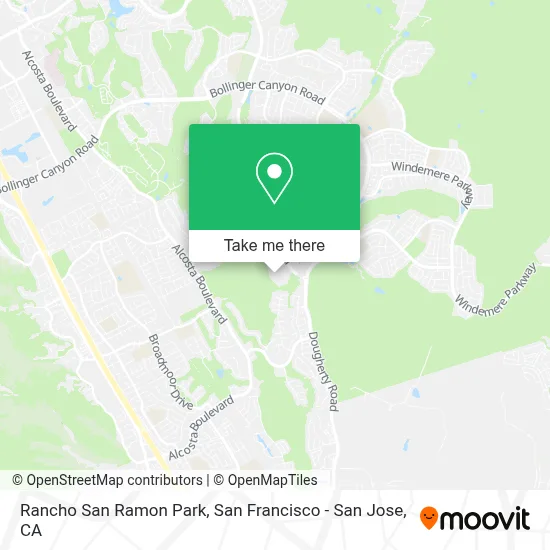 Rancho San Ramon Park map