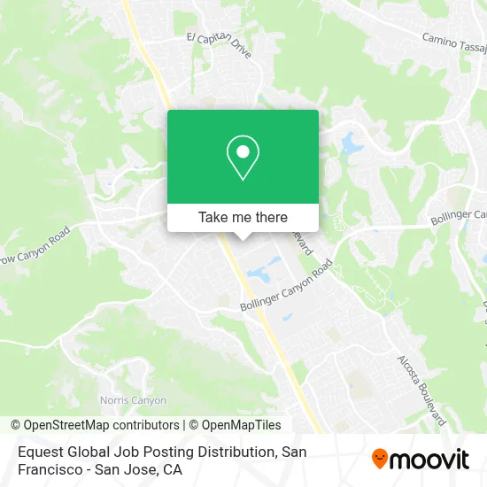 Equest Global Job Posting Distribution map