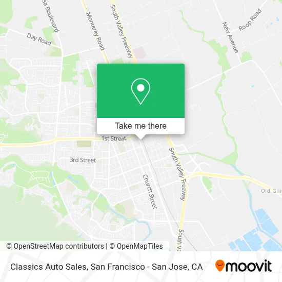 Classics Auto Sales map