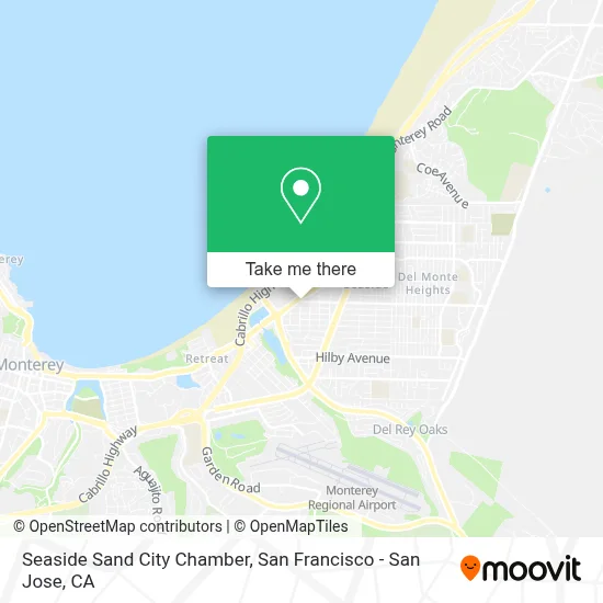 Seaside Sand City Chamber map