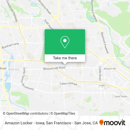 Amazon Locker - Iowa map