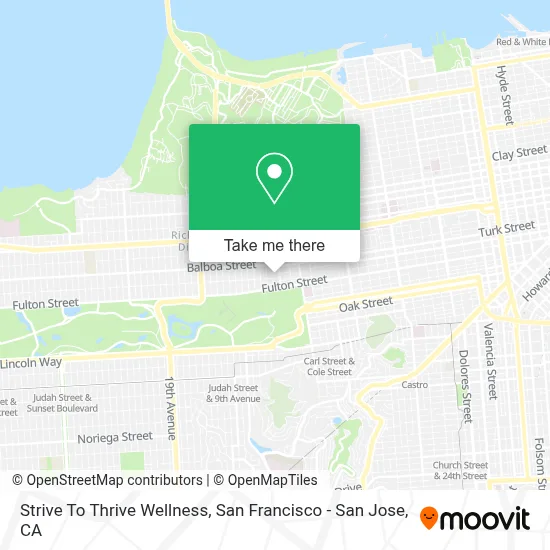 Strive To Thrive Wellness map