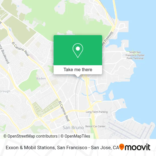 Exxon & Mobil Stations map