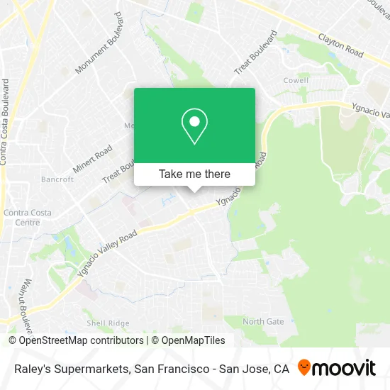 Raley's Supermarkets map