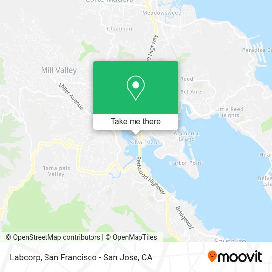 Labcorp map