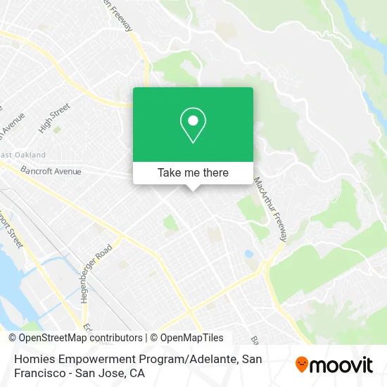 Homies Empowerment Program / Adelante map