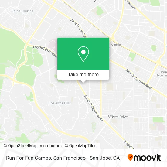 Run For Fun Camps map