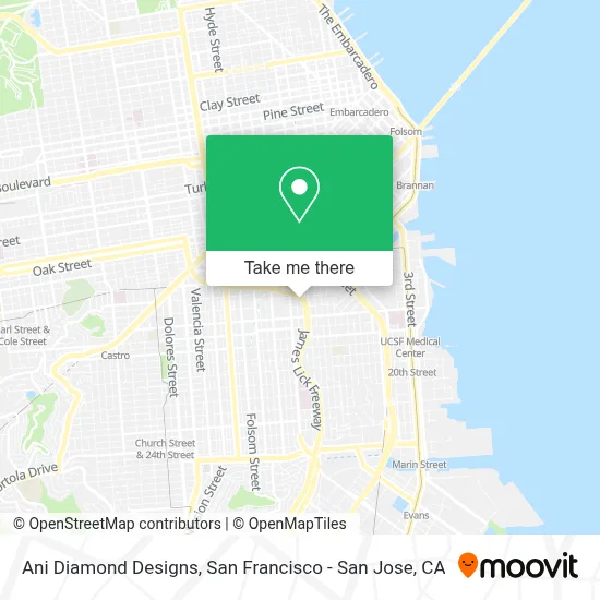 Ani Diamond Designs map