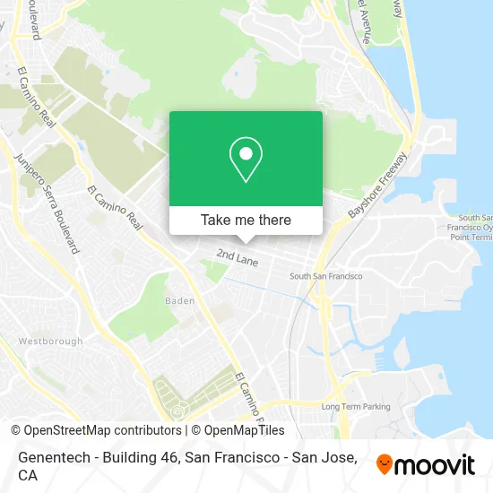Genentech - Building 46 map
