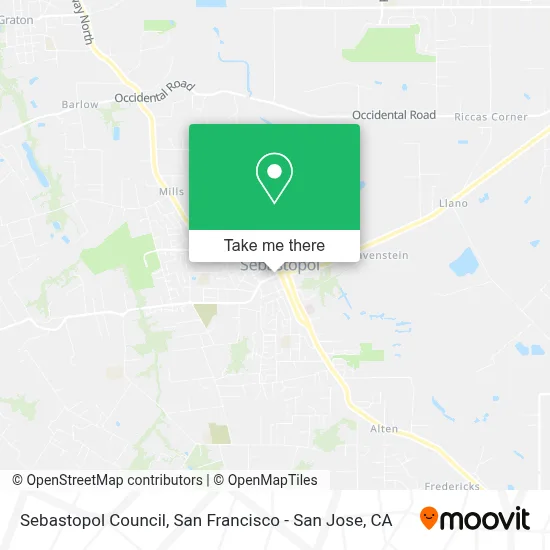 Sebastopol Council map