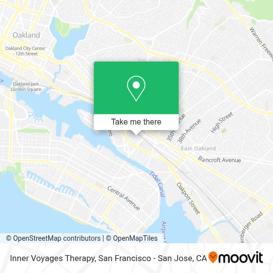 Inner Voyages Therapy map