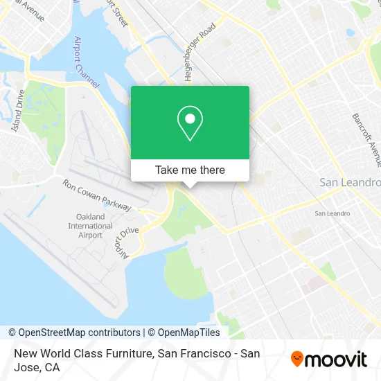 New World Class Furniture map