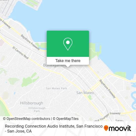 Recording Connection Audio Institute map