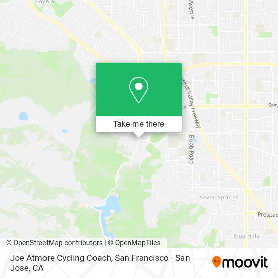 Joe Atmore Cycling Coach map