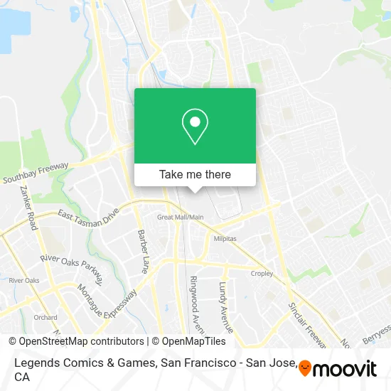 Legends Comics & Games map